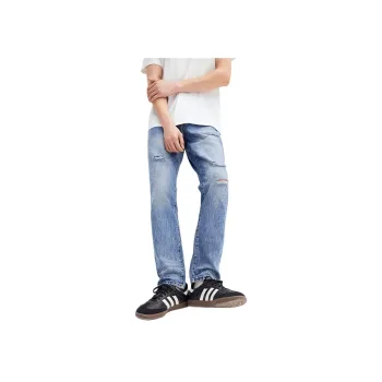 PEACEBIRD MEN Jeans Men Blue Classic Slim Fit
