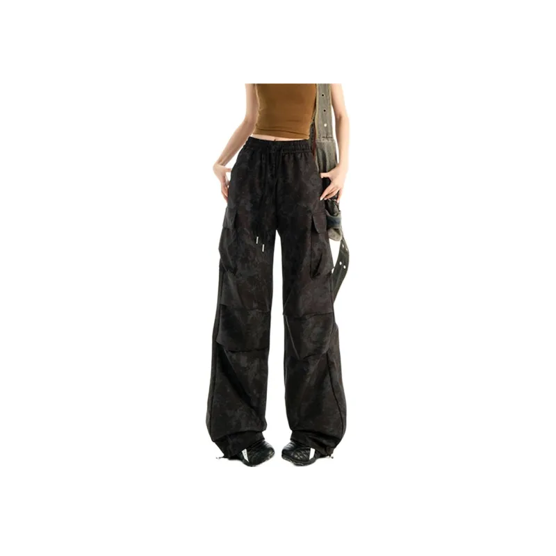 NHZN Casual Pants Unisex Tie Dye White-4