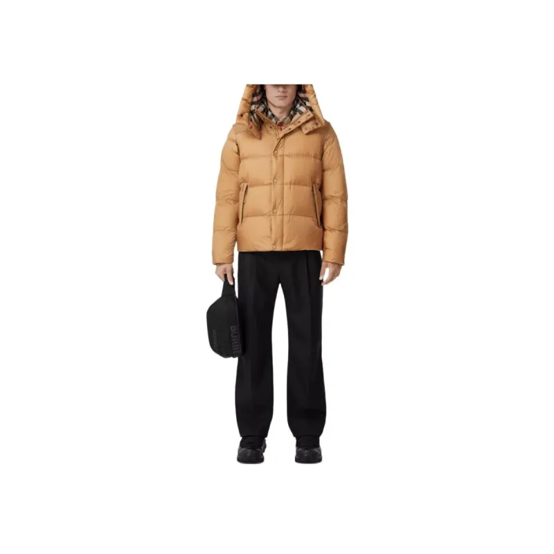 Burberry Detachable Sleeve Hooded Puffer Jacket-1