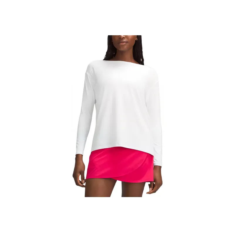 Lululemon Melbourne 2 Drop Shoulder Sleeve T Shirt Women's White-0