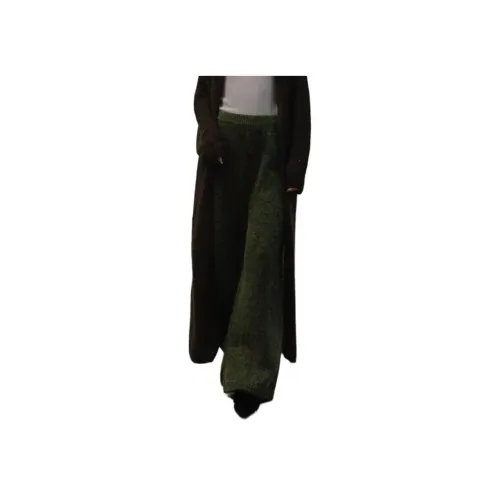SWAYING KNIT 그린 여성 캐주얼 팬츠