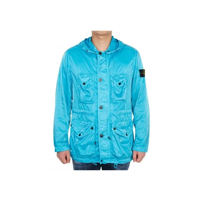 STONE ISLAND Jackets Coats Men's Blue-3