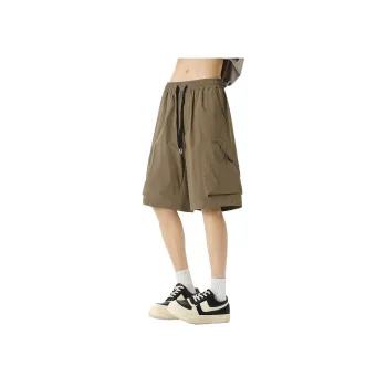WOOD SOON Outdoor Casual Trendy Brand Japanese Style Sports Knee Length Pants Unisex