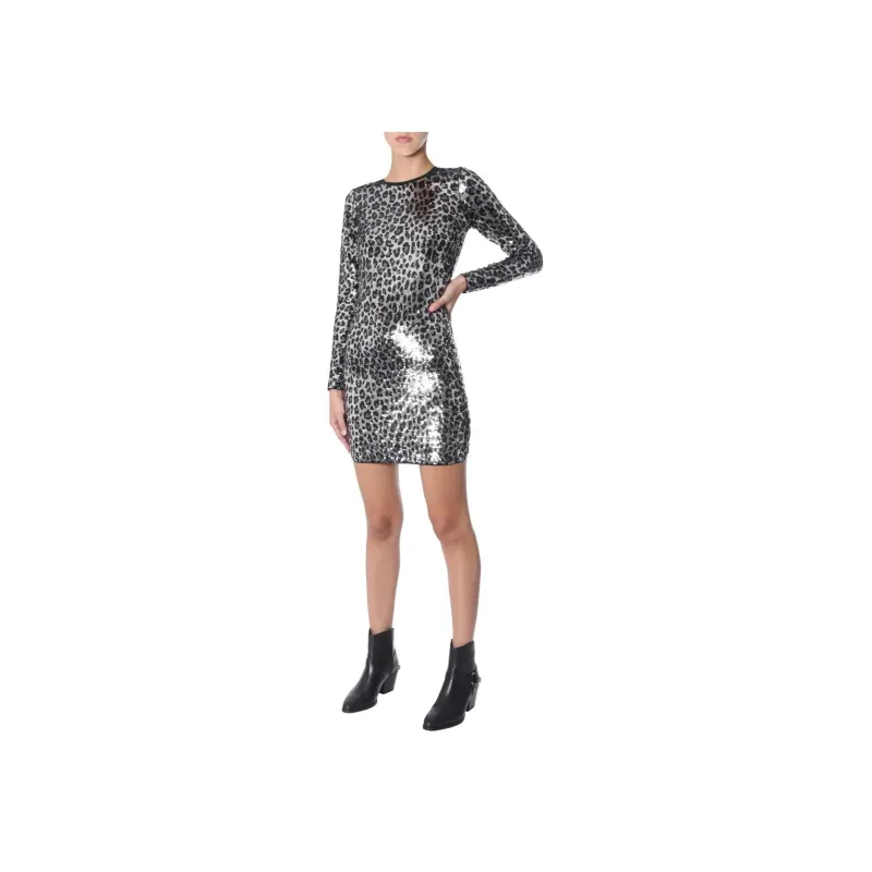 MICHAEL MICHAEL KORS Sequin Embroidered Dress-3