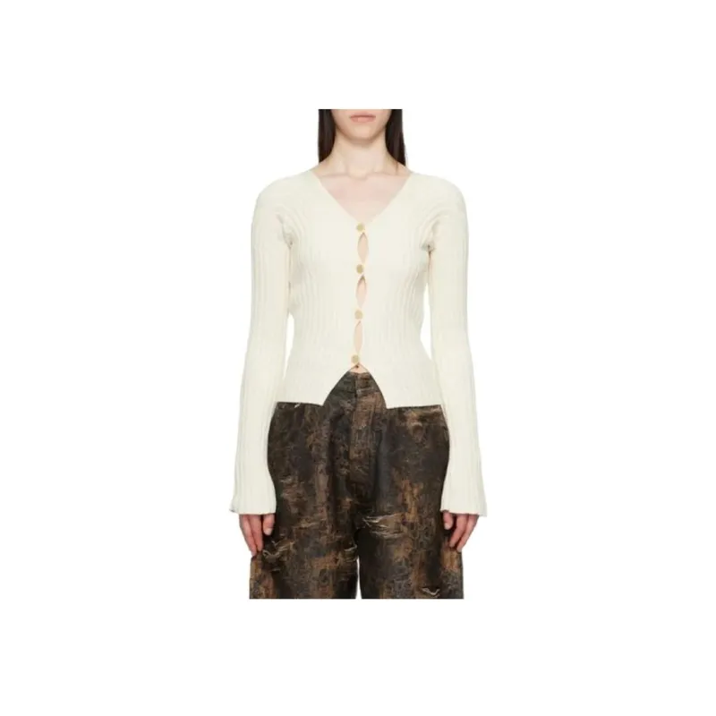 Acne Studios SS25 Knitwear Women's Ecru-4