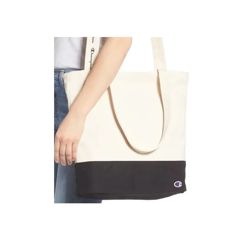 Champion Cotton Canvas Bag, Crossbody Bag, Shoulder Bag Regular Unisex Black-3
