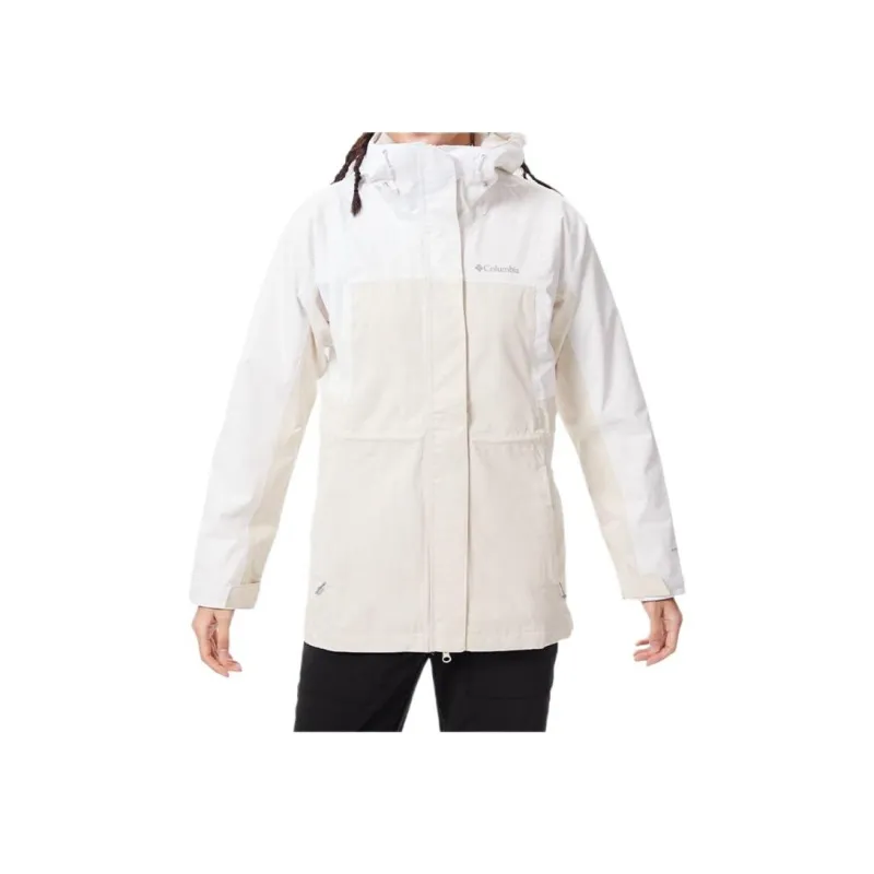 Columbia Windbreaker Jackets Women's White-1