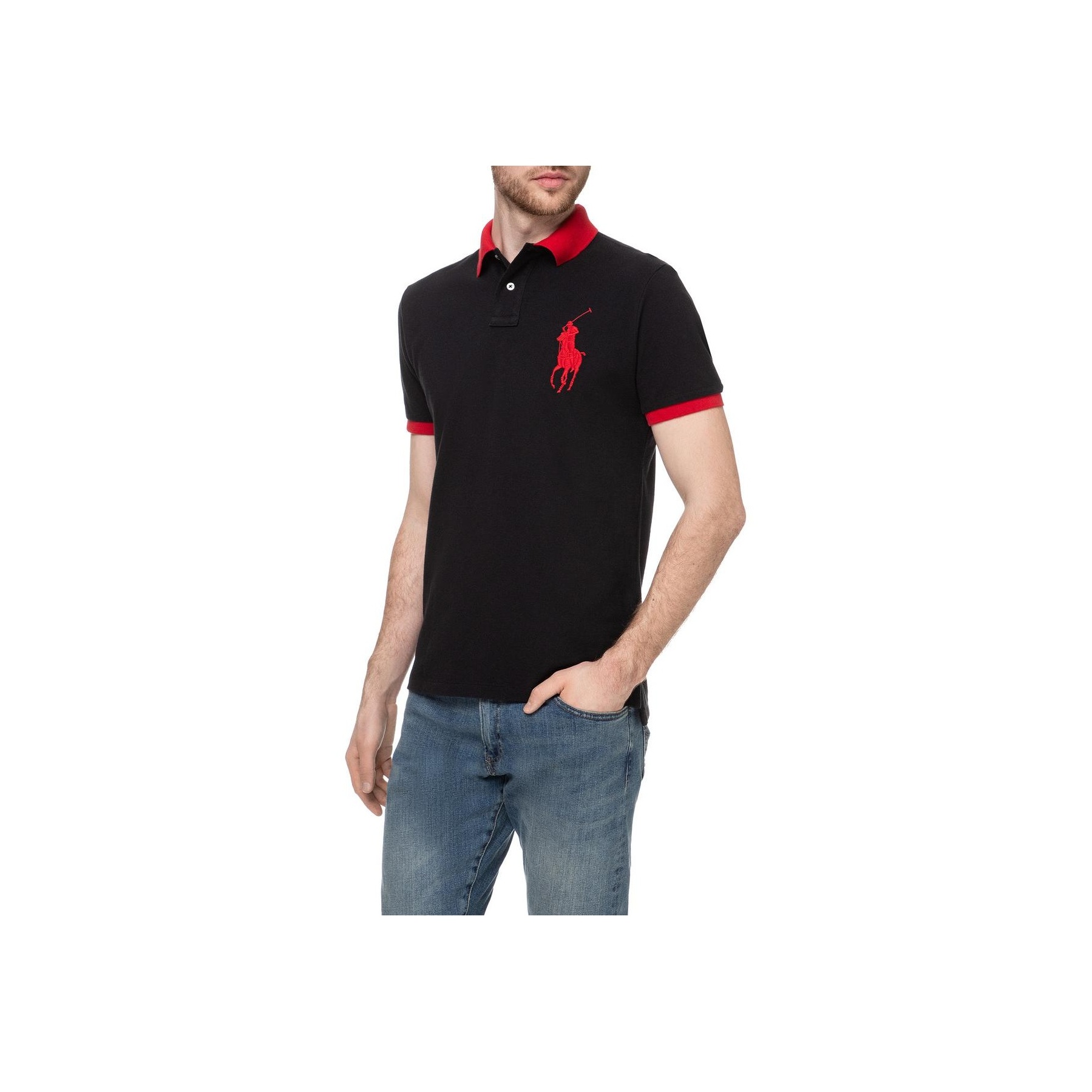 Polo Sport 黒 Vネックベスト L foa405167.jpg