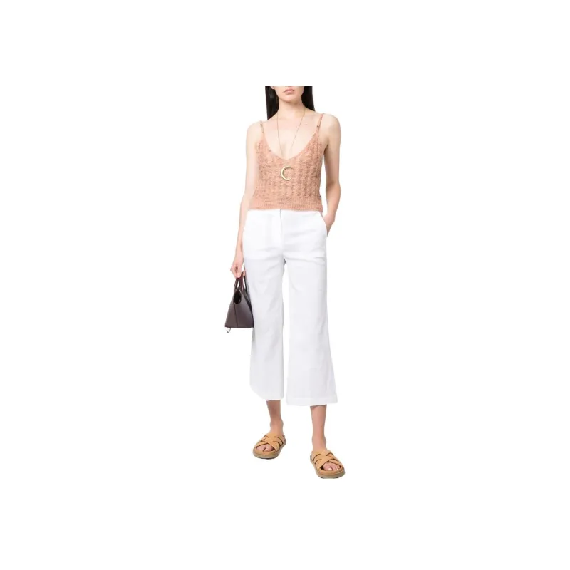 THEORY Knitted Sweatpants Women's White-1