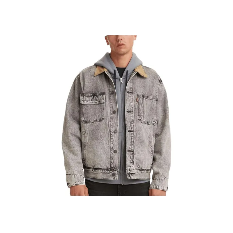 Levi's Denim Jacket Unisex Gray-2