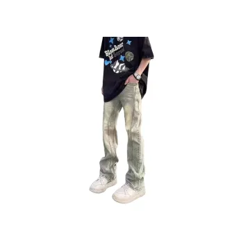DUATOGE Jeans Men's Yellow Mud 