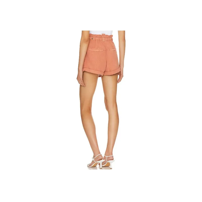 FREE PEOPLE Casual Shorts Women's Pink-2