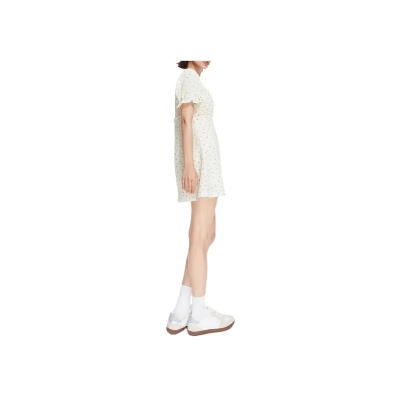 MOUSSY Short Sleeved Dresses Women's-1