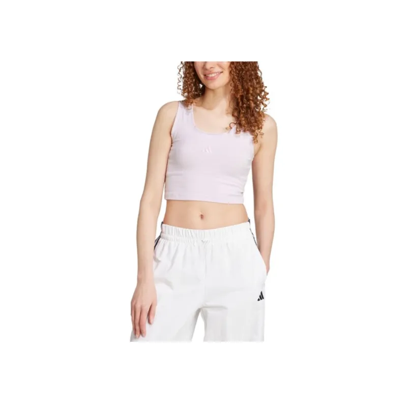 Adidas Free Shipping With AdiClub Essentials Small Logo Cotton Lifestyle Tank Top-1
