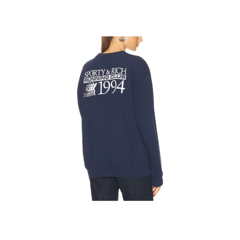 SPORTY & RICH Logo Sweatshirt-2