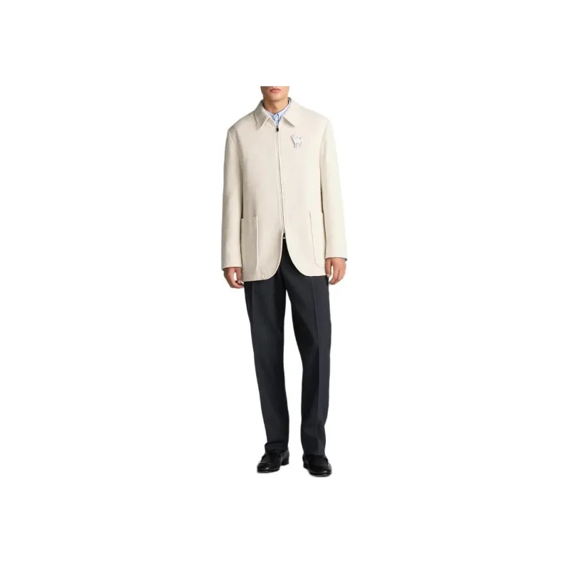 DIOR SS25 Summer Men's Clothing Collection Jackets & Coats Men's White-2