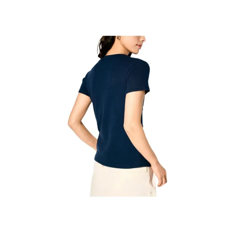 Abercrombie＆Fitch T Shirt Women's Navy Blue-3