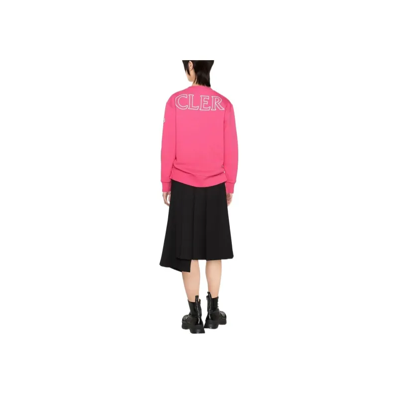 Moncler Logo Print Crew Neck Sweatshirt-1