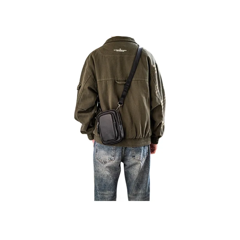Back step Shoulder Bags Black-4