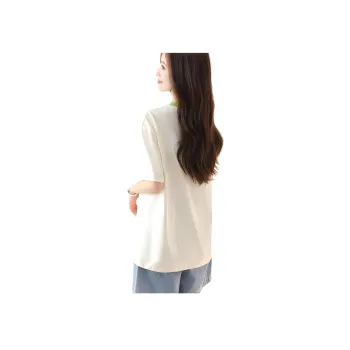 X MOOM Regular T Shirt Women's Ecru
