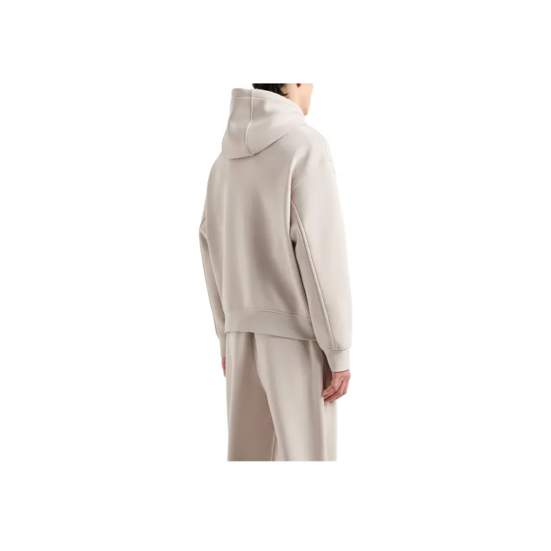 EMPORIO ARMANI Lyocell blend Jersey Hooded Sweatshirt With Zip-3