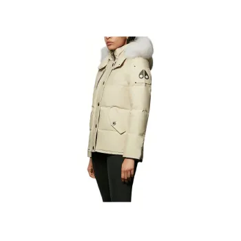 Moose Knuckles Down Jackets Women's Porcelain White