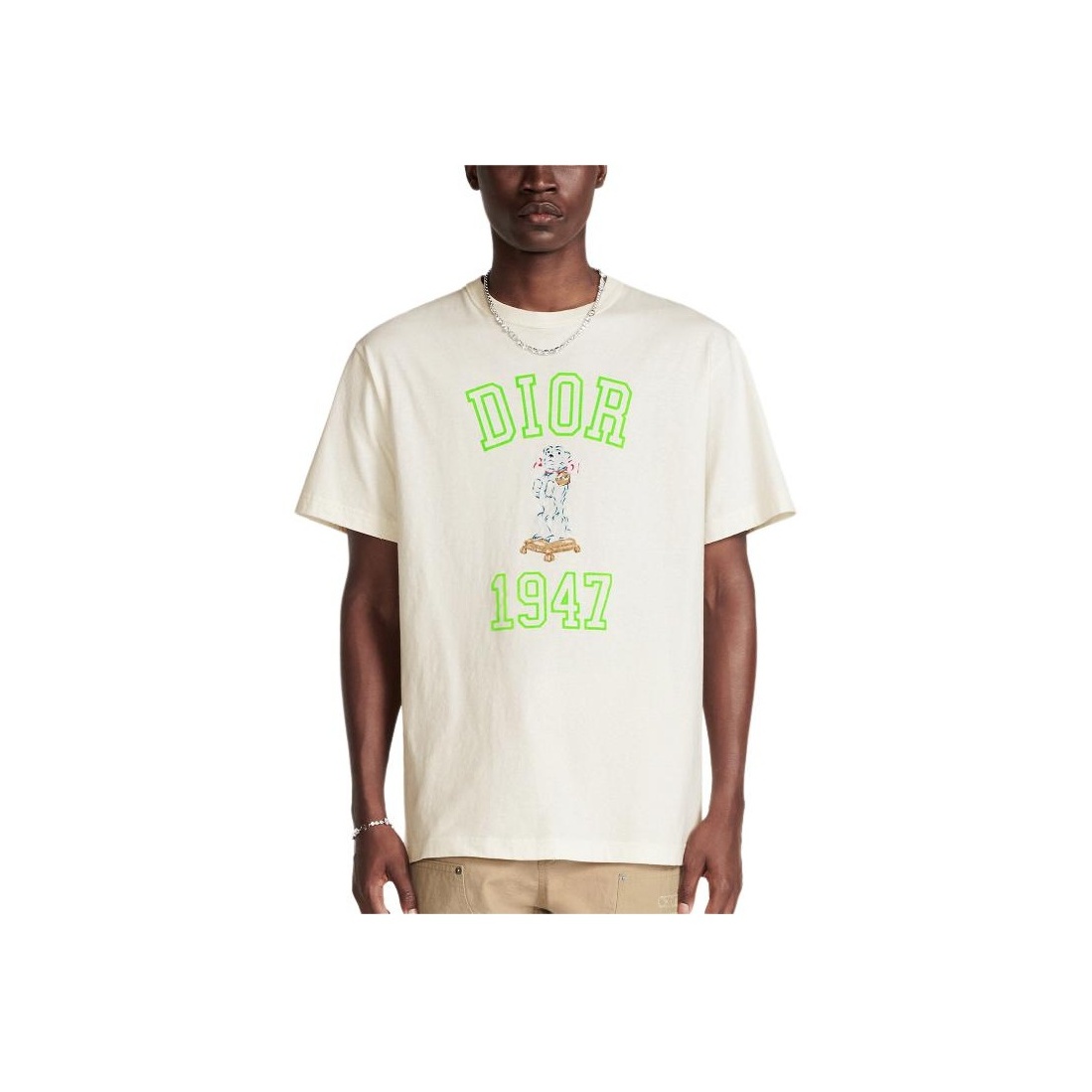 【DIOR】ディオール リラックスフィット Bobby Tシャツ ディオール DIOR メンズ 24SS Bobby ロゴ ダメージ リラックス