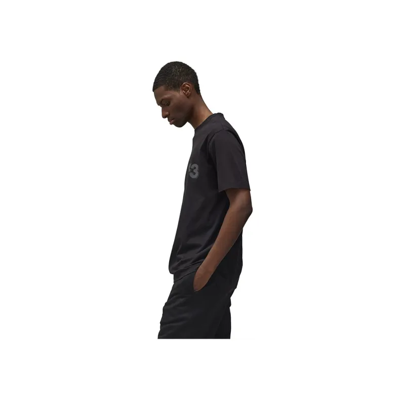 Y-3 Free Shipping With AdiClub Y-3 Logo Short Sleeve Tee-1