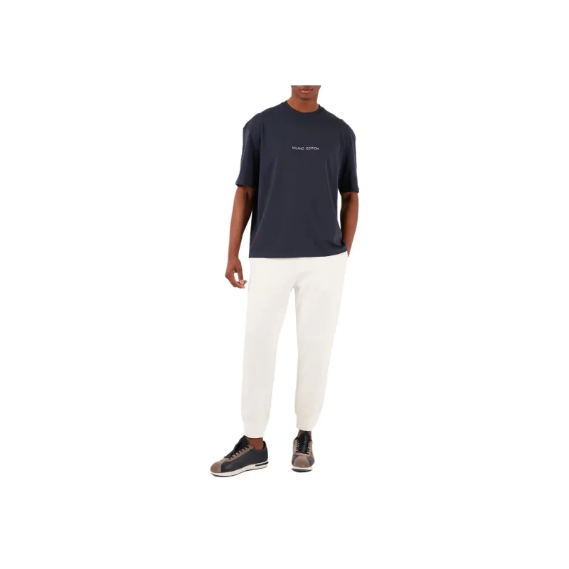 ARMANI EXCHANGEAE SS24 T Shirt Men's Navy Blue-3