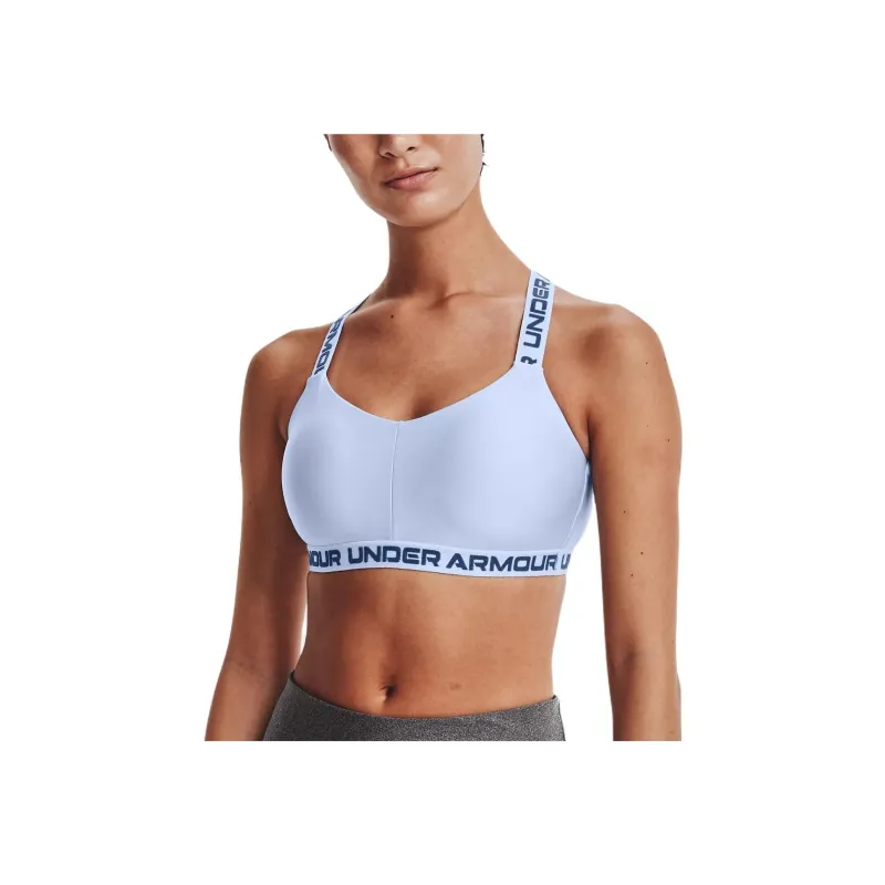 Under Armour Strappy Sports Underwear Women's Solid Blue-3