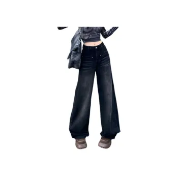 ZNZW Jeans Women's Black Gray Color