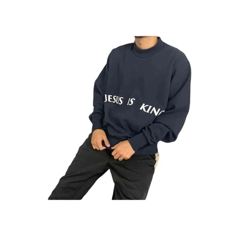 Kanye West Jesus Is King Chicago Painting Crewneck-3