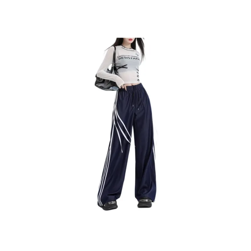 YINLEI Jeans Women's Dark Blue-1