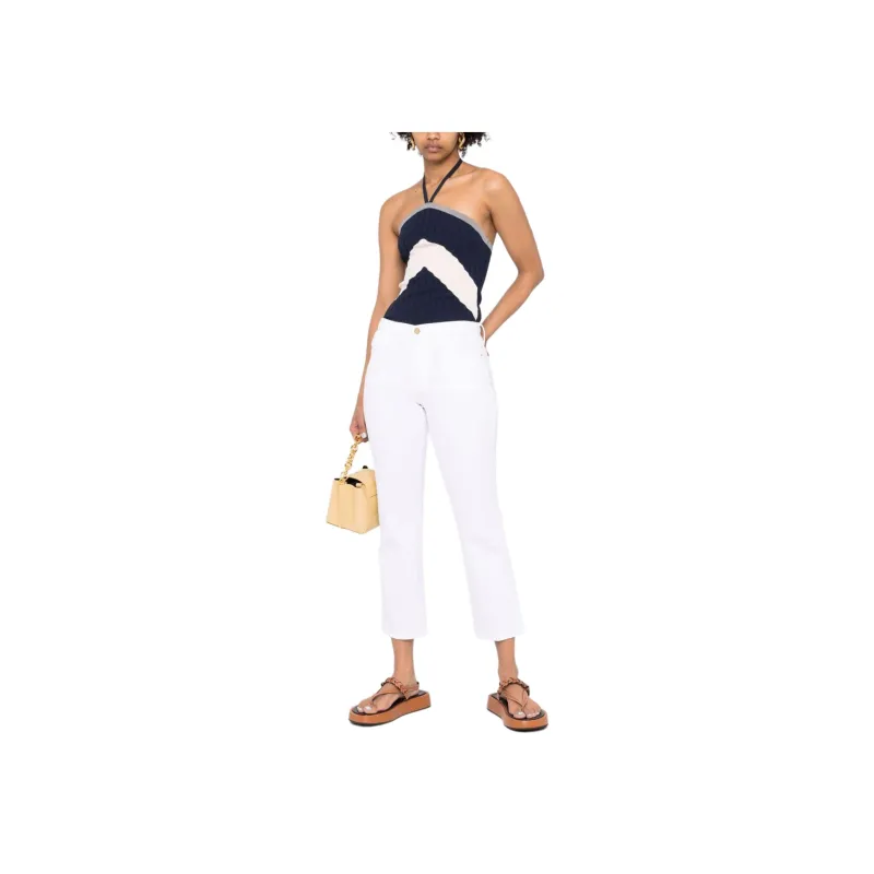 FRAME Cropped Straight leg Jeans-5