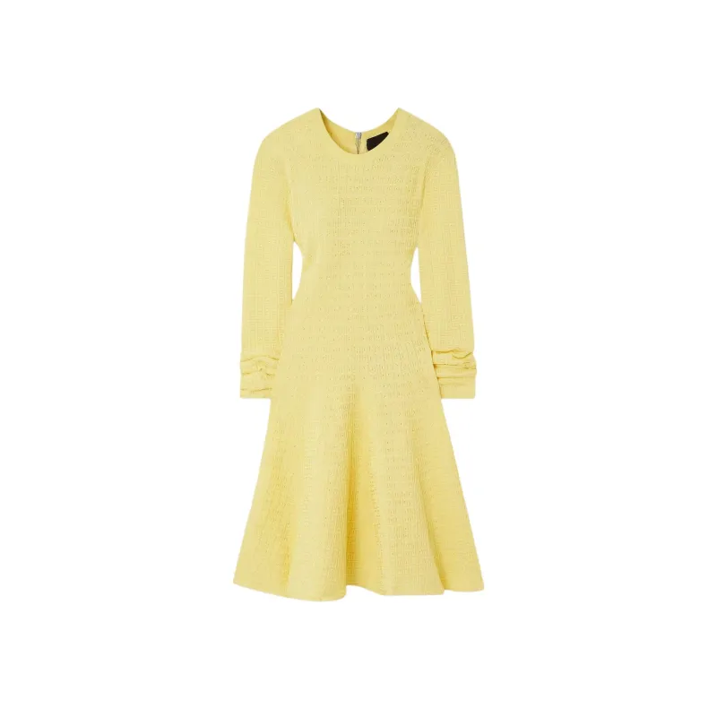 Givenchy Long Sleeved Dress Women's Yellow-0