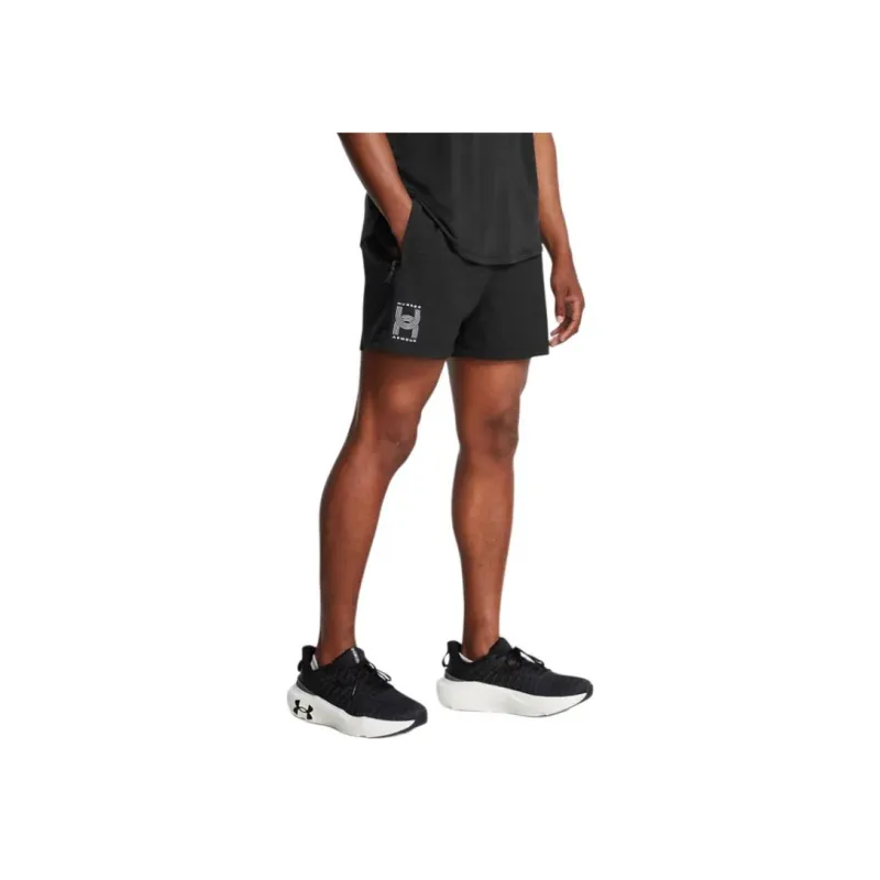Under Armour Launch Casual Shorts Men's Black-2