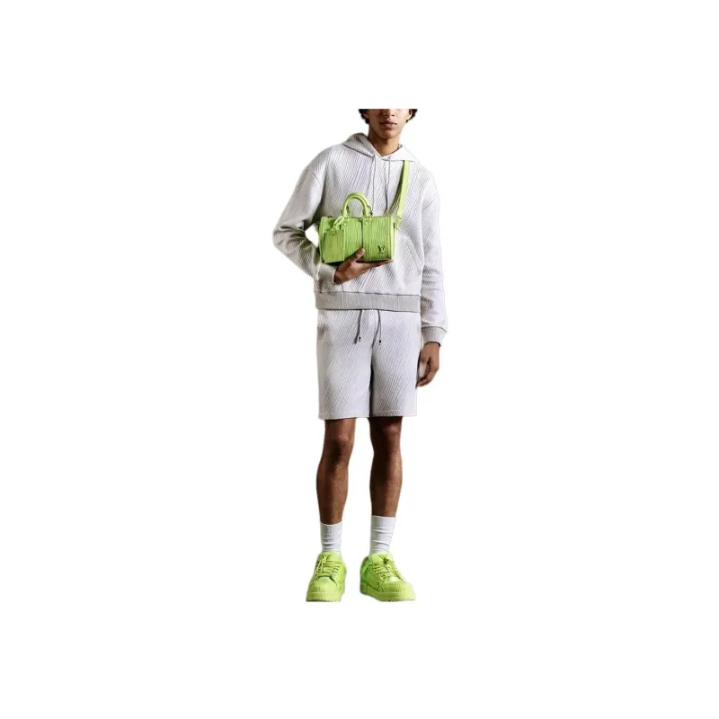 LOUIS VUITTON Jacquard Cotton Blend Jersey Shorts-3