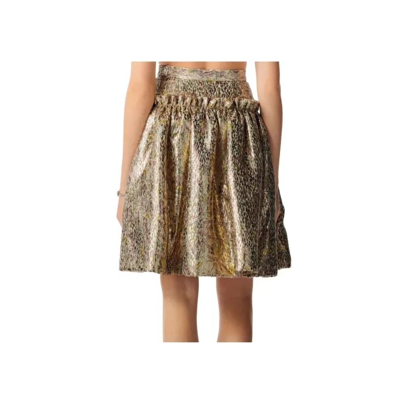 CHANEL Spring/Summer 2023 Casual Long Skirts Women's Gold-1