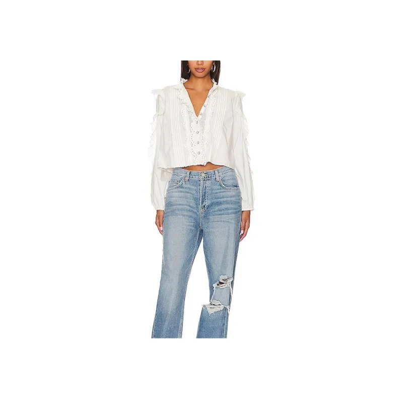 FREE PEOPLE Shirt Women's White-1