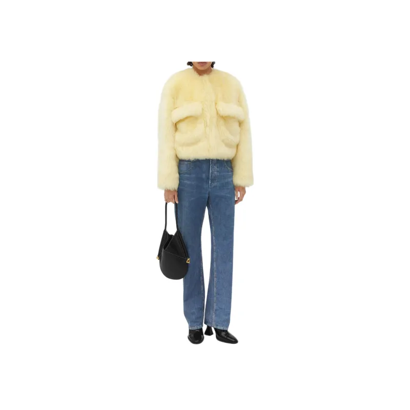 Bottega Veneta Fluffy Cropped Jacket-3