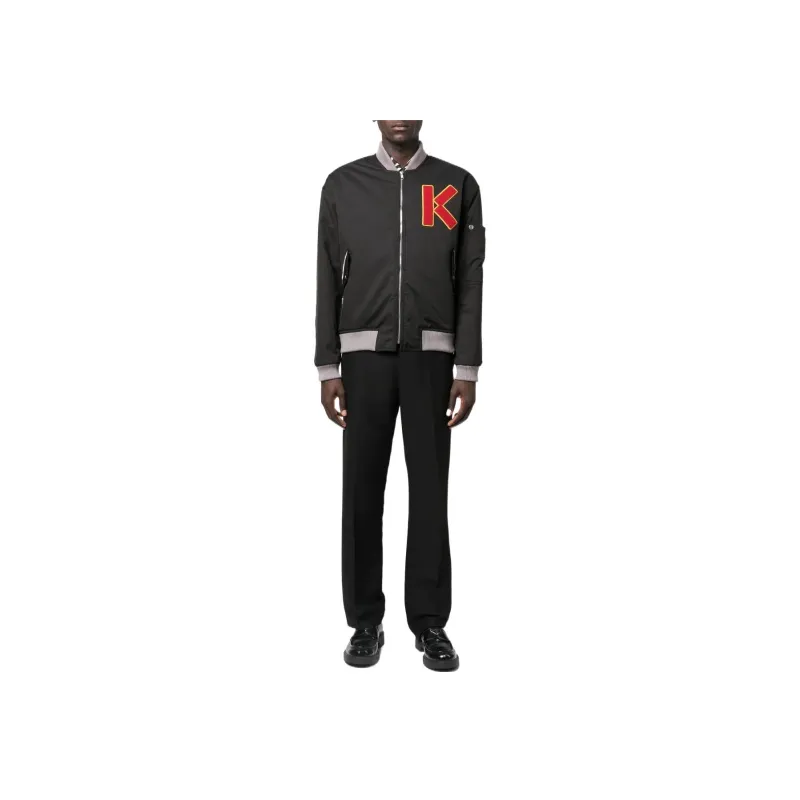 KENZO Cotton Embroidered logo Bomber Jacket-1