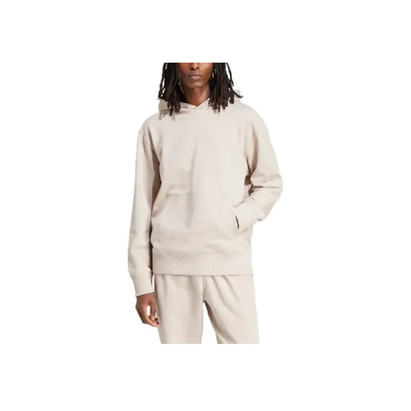 Adidas Originals ADICOLOR CONTEMPO French Terry Hoodie Sweatshirt Men's Beige-1