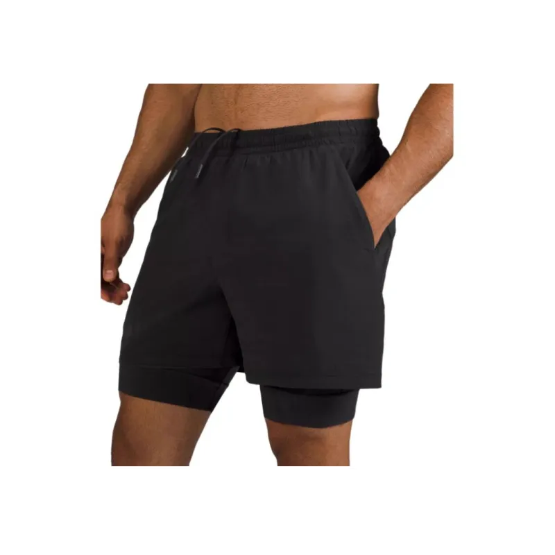 Lululemon Pace Breaker Casual Shorts Men Black-3