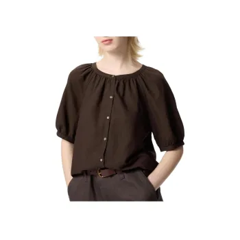 UNIQLO Shirt Women's Dark Umber