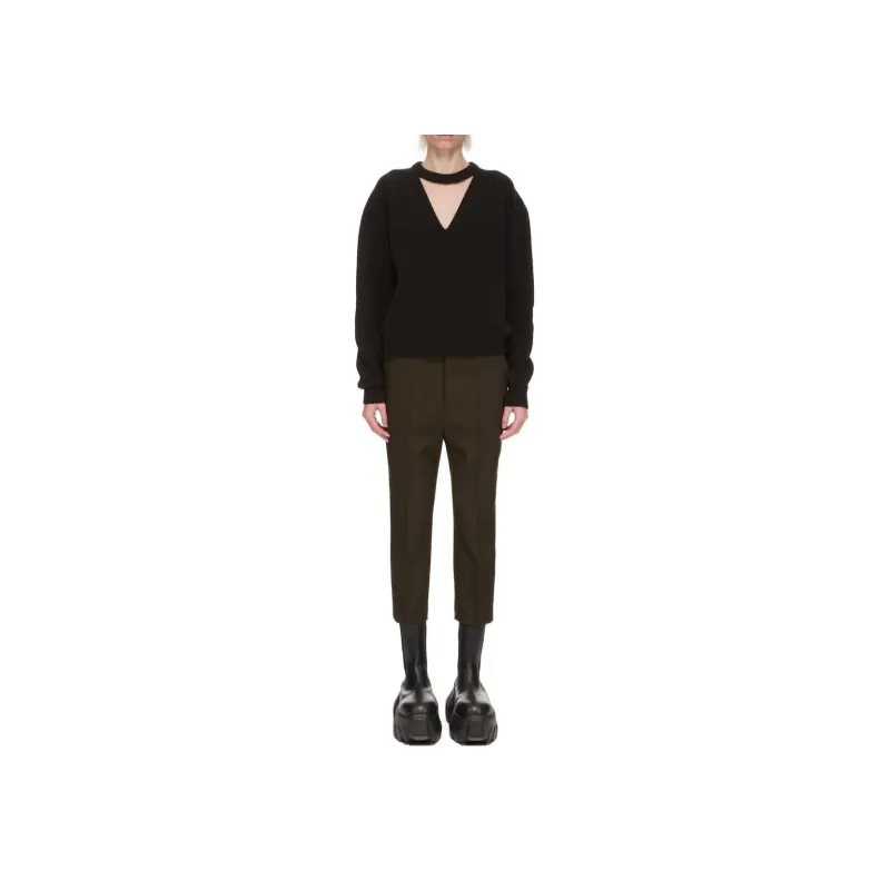 RICK OWENS Eclipse V Neck Jumper-2