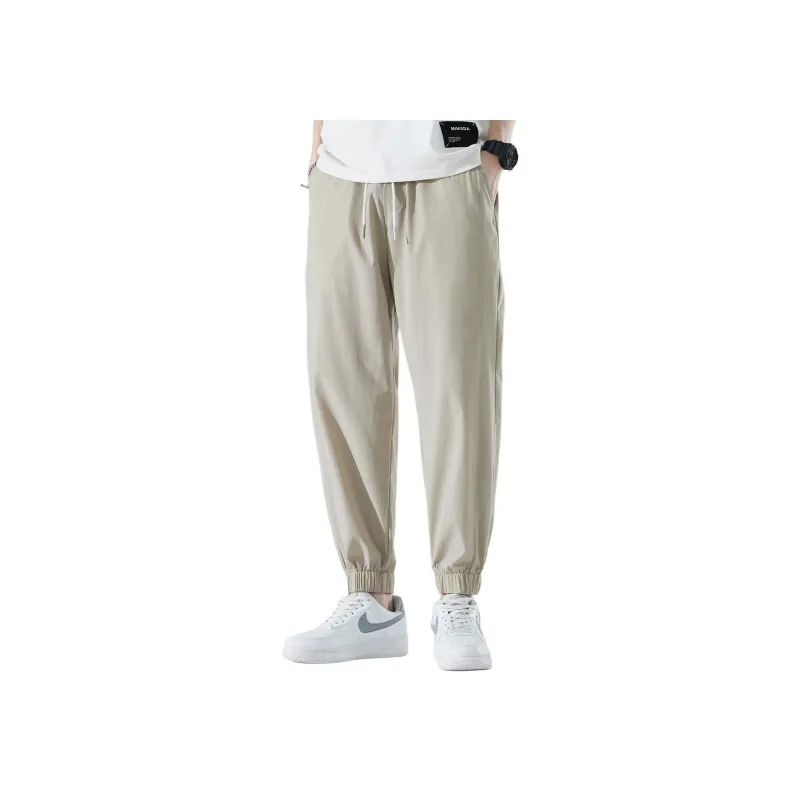 Tonlion Casual Pants Men's Light Khaki-1