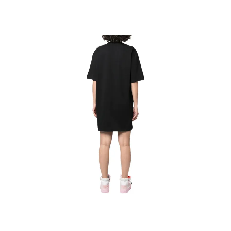 MSGM Short Sleeved Dresses Women's Black-2