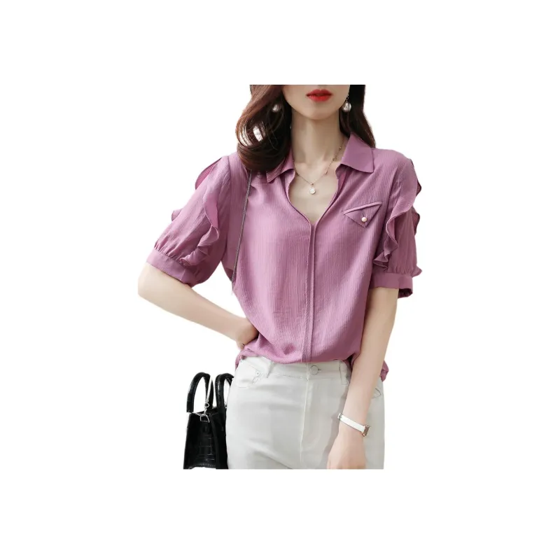 XWI Shirts Women's Light Purple-0