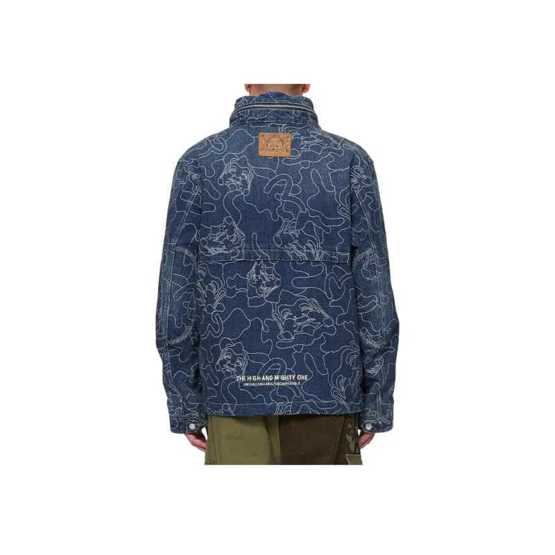 EVISU Denim Jacket Men's Denim Blue-3