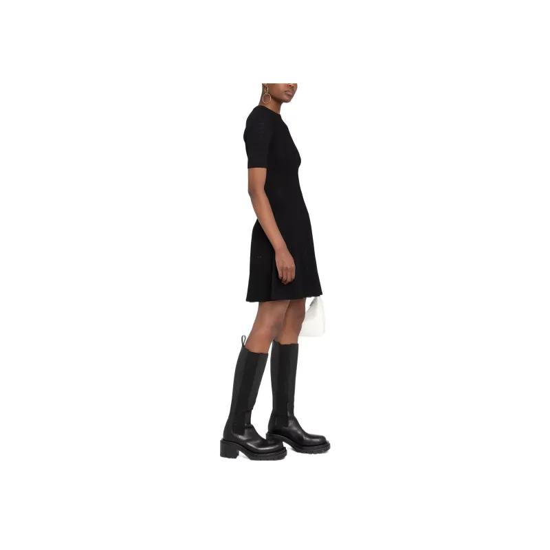 Givenchy 4G Jacquard Flared Mini Dress-4